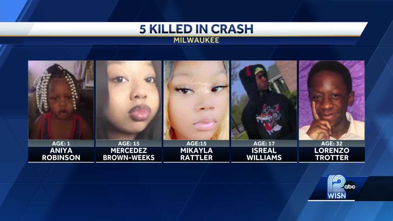 Five People Killed In Milwaukee Crash, 1-year-old Among The Victims