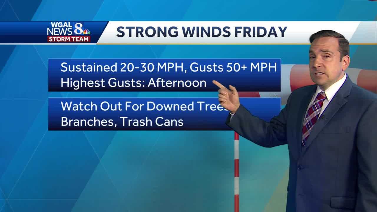 Rain & T'Storms Today; Strong Winds Friday - Vimarsana News