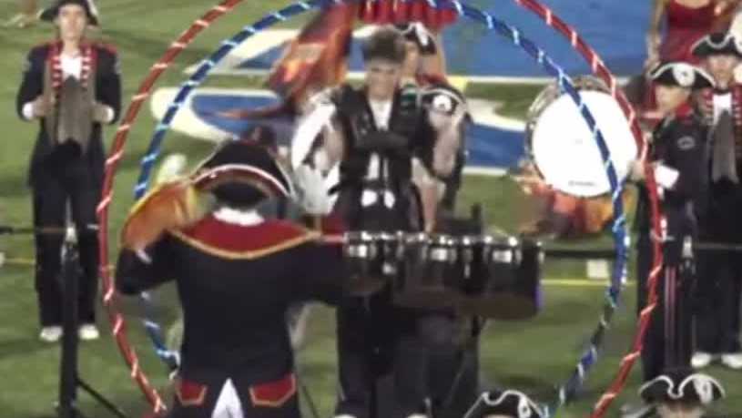 Homewood Patriots drummer takes the internet by storm with spinning showstopper