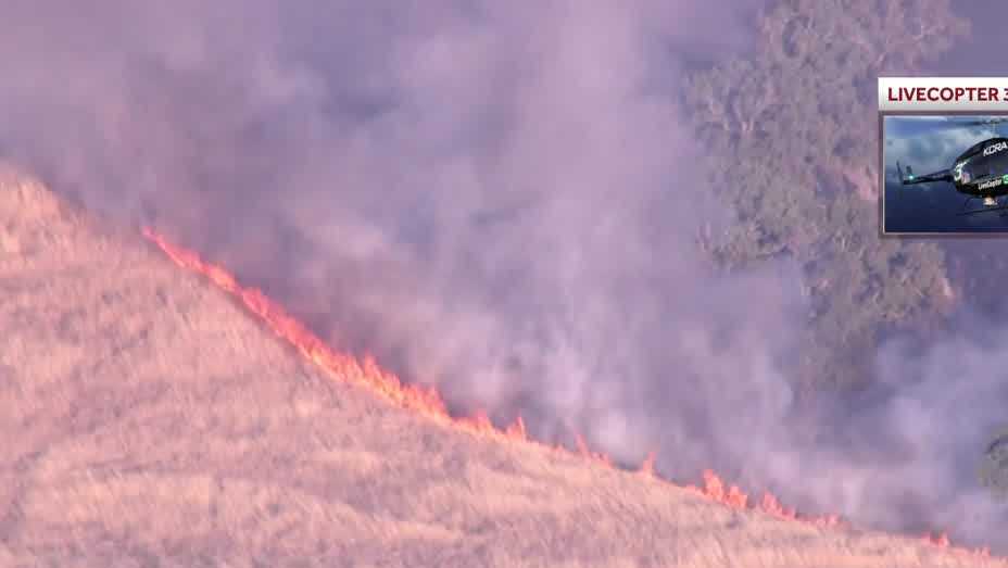 Forward progress stopped on Liberty Fire near Lake Camanche