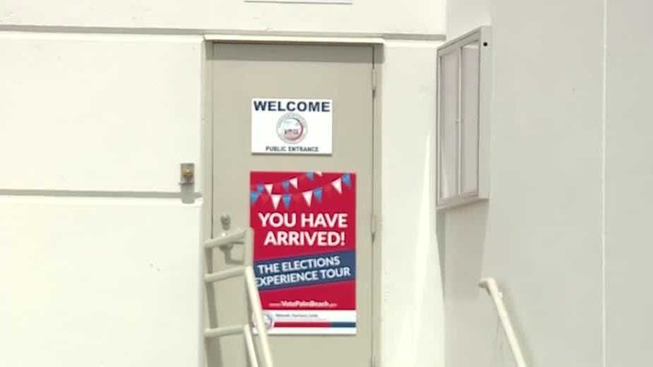 Florida county Supervisor of Elections gives tour