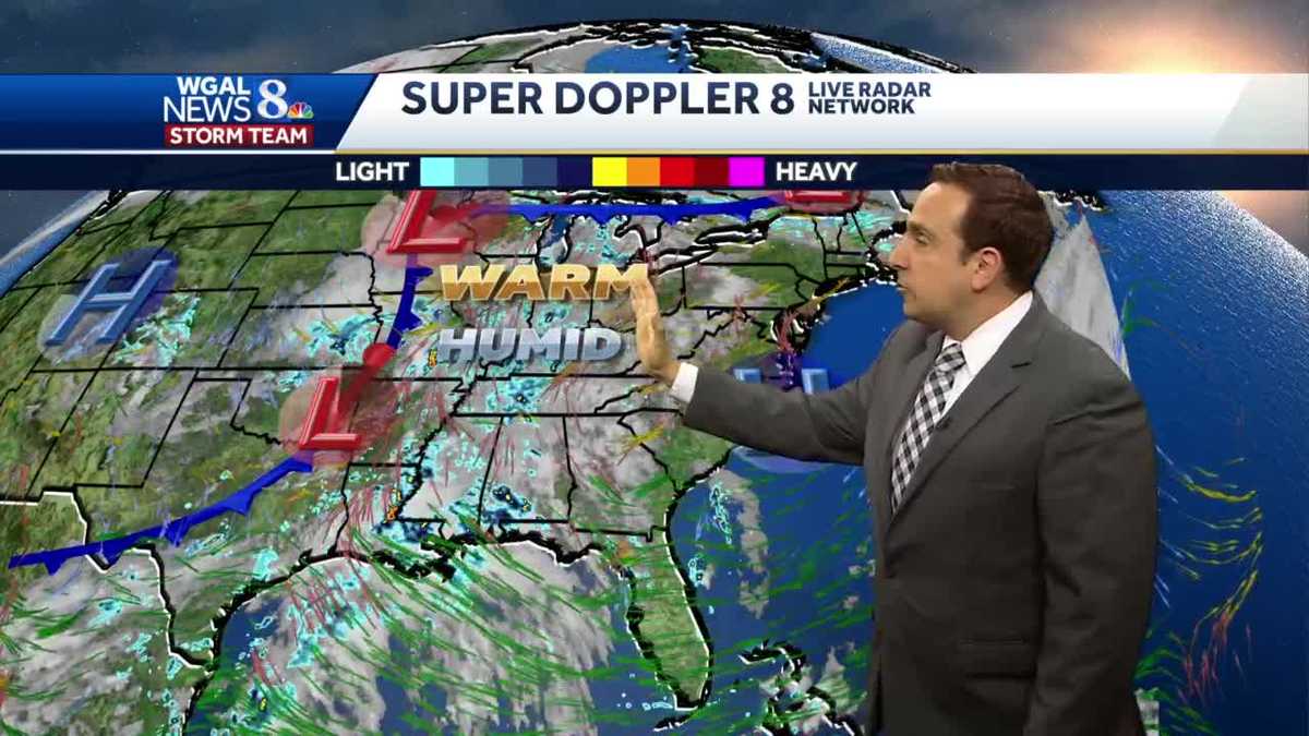 Scattered Showers Return By Sunday Evening; Unsettled Week Ahead