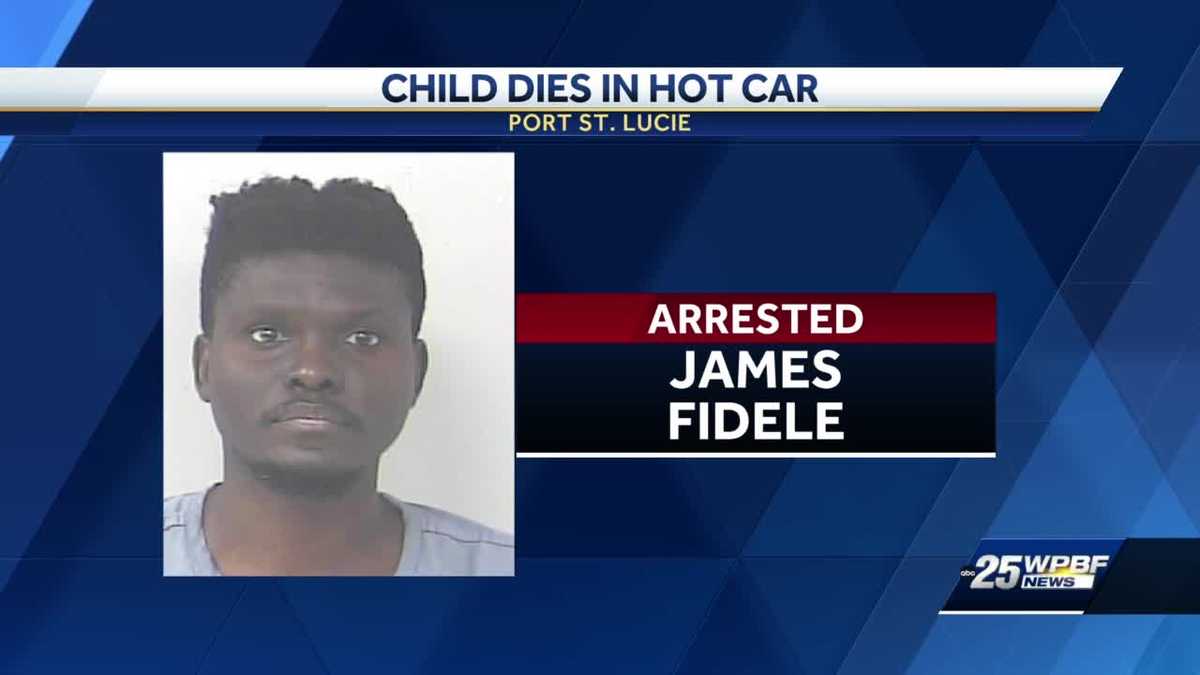 Father arrested after 2-year-old left in car for hours, dies in Florida