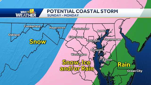Potential Winter storm on track for Sunday, Monday - Vimarsana News