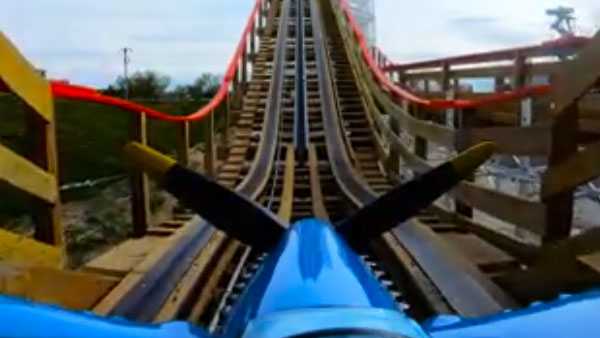 Take your first 'flight' on Kentucky Kingdom's newest coaster