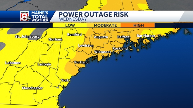 Heavy rain, gusty winds, power outages likely for much of Maine on ...