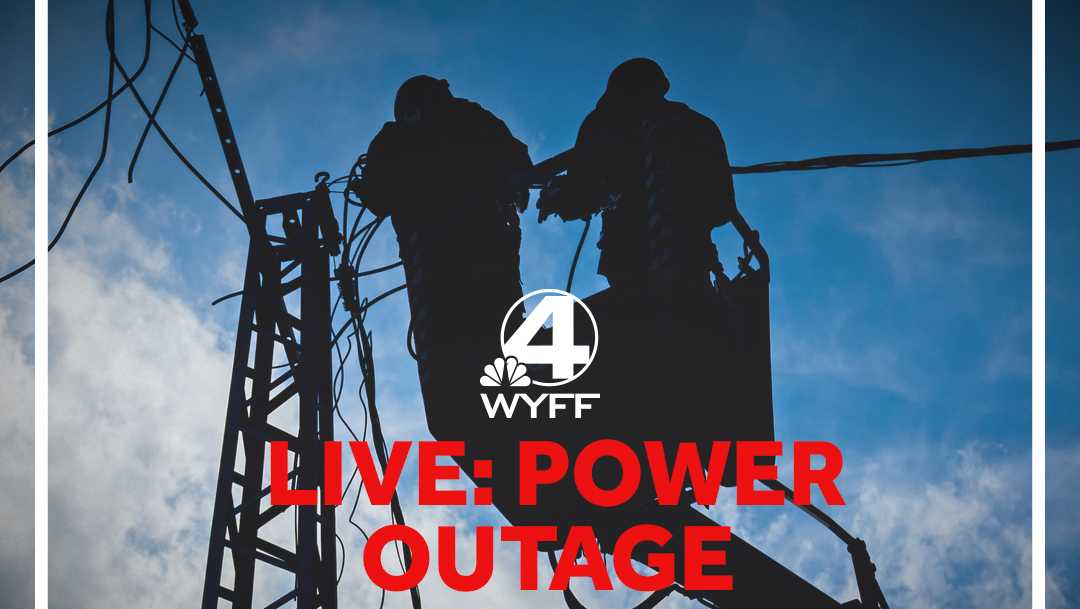 Live Map: Track power outages across SC and NC