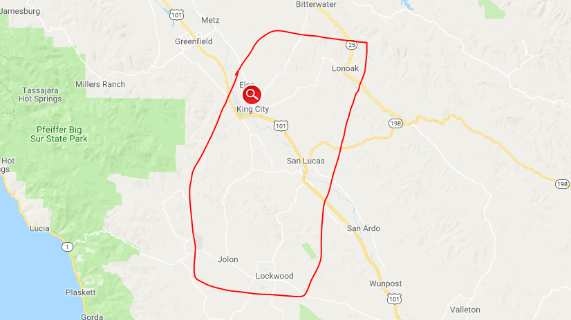 Update Power restored to 5 500 PG E customers in southern Monterey County