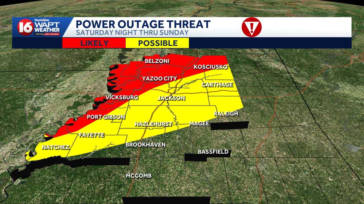 Live Map: Track power outages across Mississippi as freezing rain and sleet to slam state