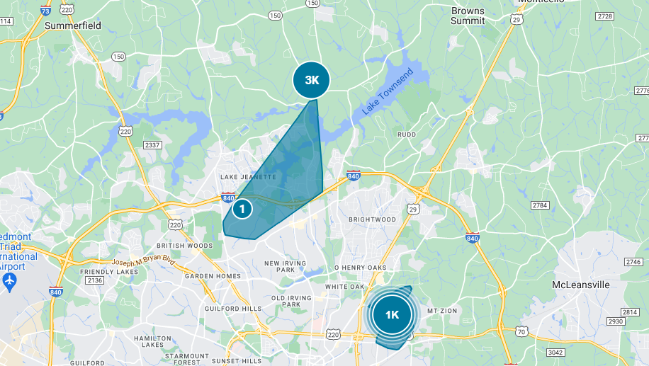 Massive power outage in Greensboro