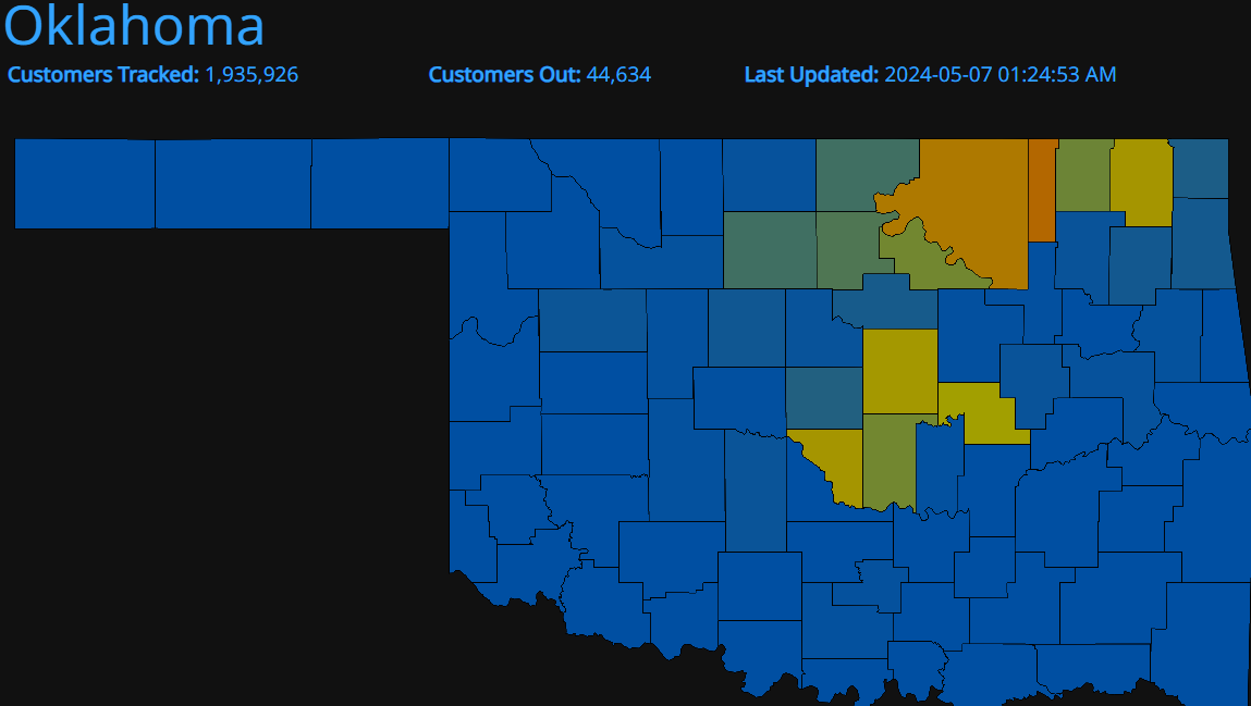 Thousands without power after storms moved through Oklahoma - Vimarsana News