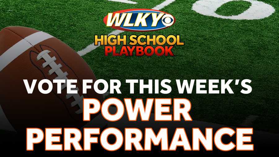 Voting is closed for this week's high school football Power Performance
