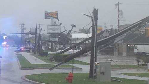 Severe storms cause flooding, knock down power poles in OKC metro