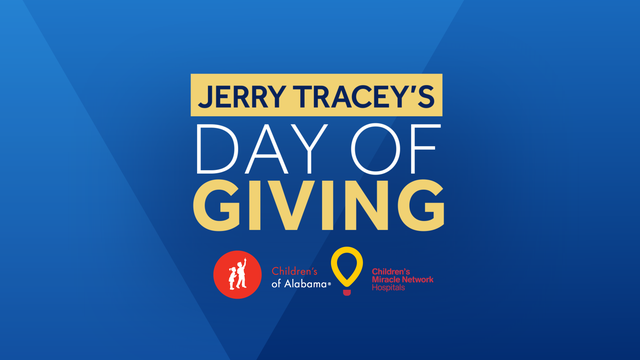 Jerry Tracey's Day of Giving benefitting Children's of Alabama - Vimarsana News