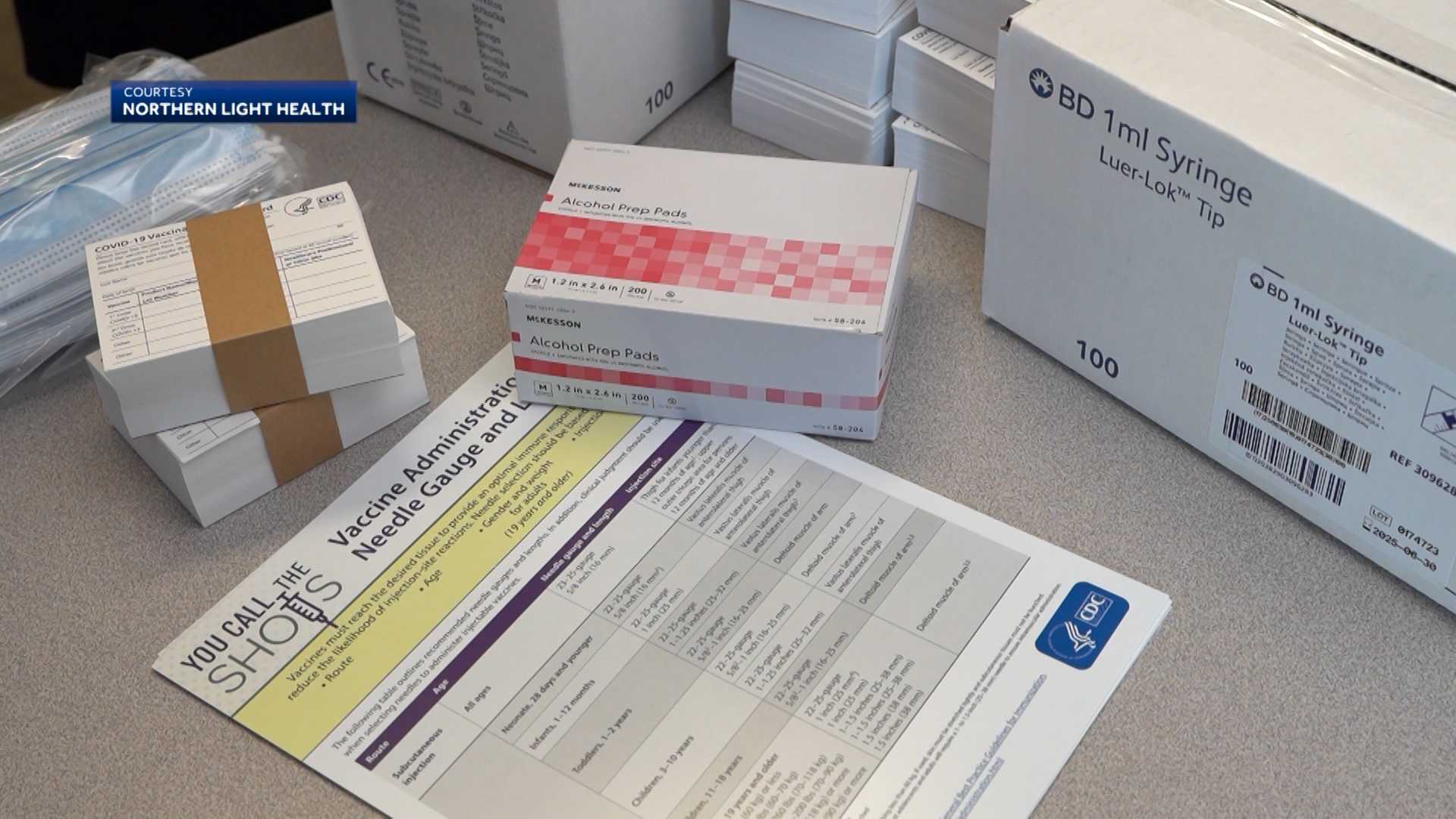 Coronavirus vaccine prep kits delivered to Maine hospitals - Vimarsana News