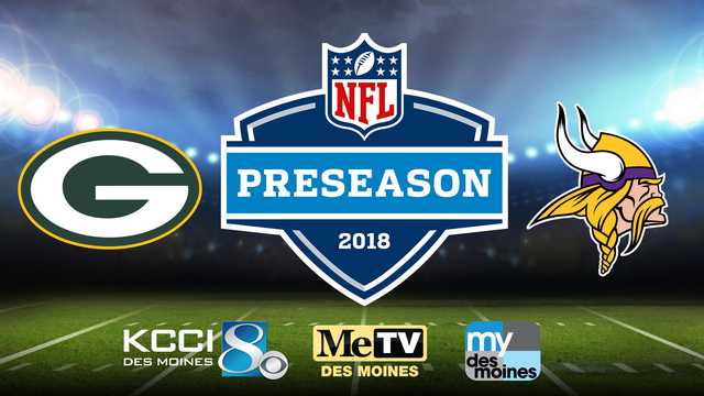 Vikings and Packers NFL Preseason Schedule on KCCI