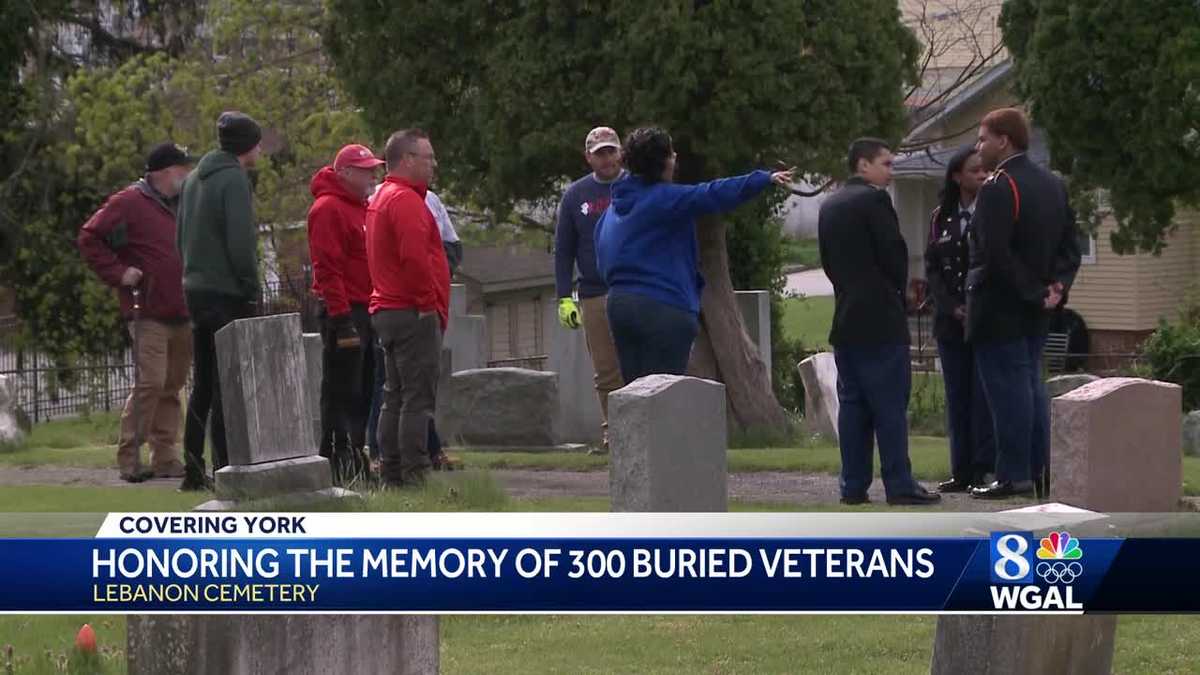 Volunteers work to honor veterans’ graves in York, Pa.