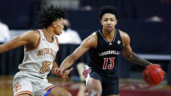 Johnson Scores Career-High 20 In Louisville's 76-64 Victory