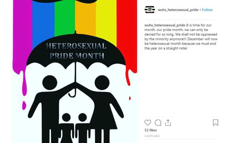 Pride or prejudice? Managers of straight pride Instagram page say