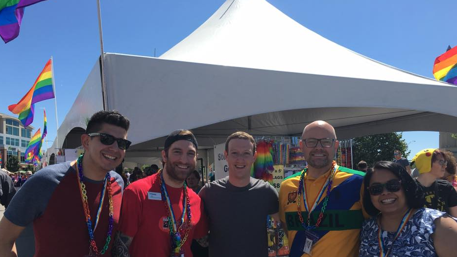 Facebook founder Mark Zuckerberg attends Omaha's Pride festival