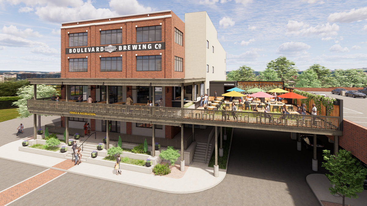 Boulevard Brewing Co. begins construction on new outdoor bar, patio ahead of World Cup