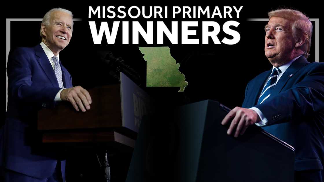 MISSOURI PRIMARY Joe Biden, Donald Trump win Missouri Presidential