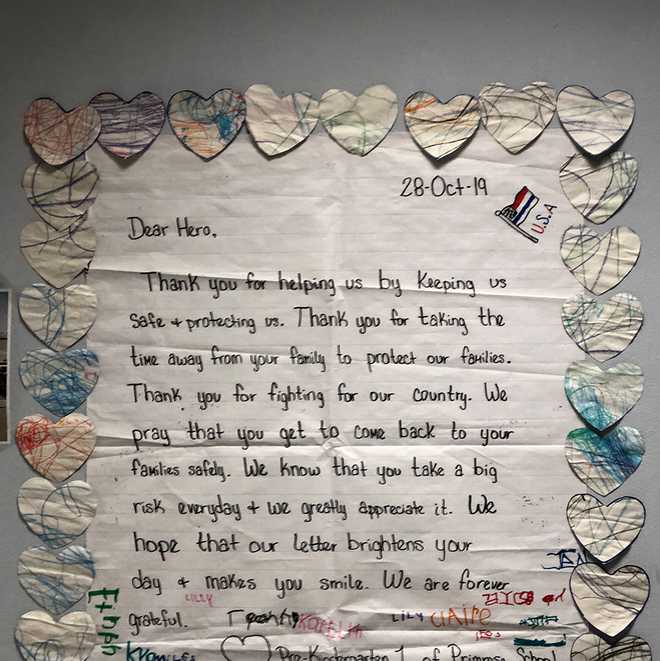 Special delivery Overland Park preschoolers’ care package brightens