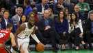 Prince William and Kate Middleton at Boston Celtics game 