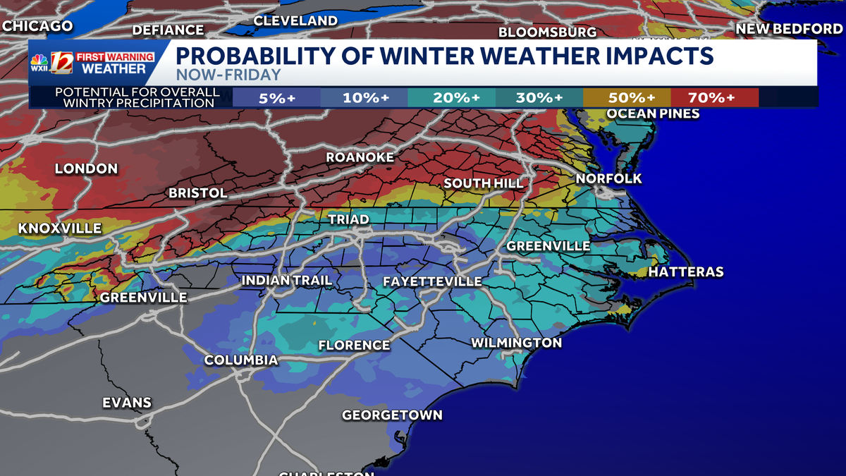Blustery and snow chances return Friday | High wind watch and winter weather advisory Friday