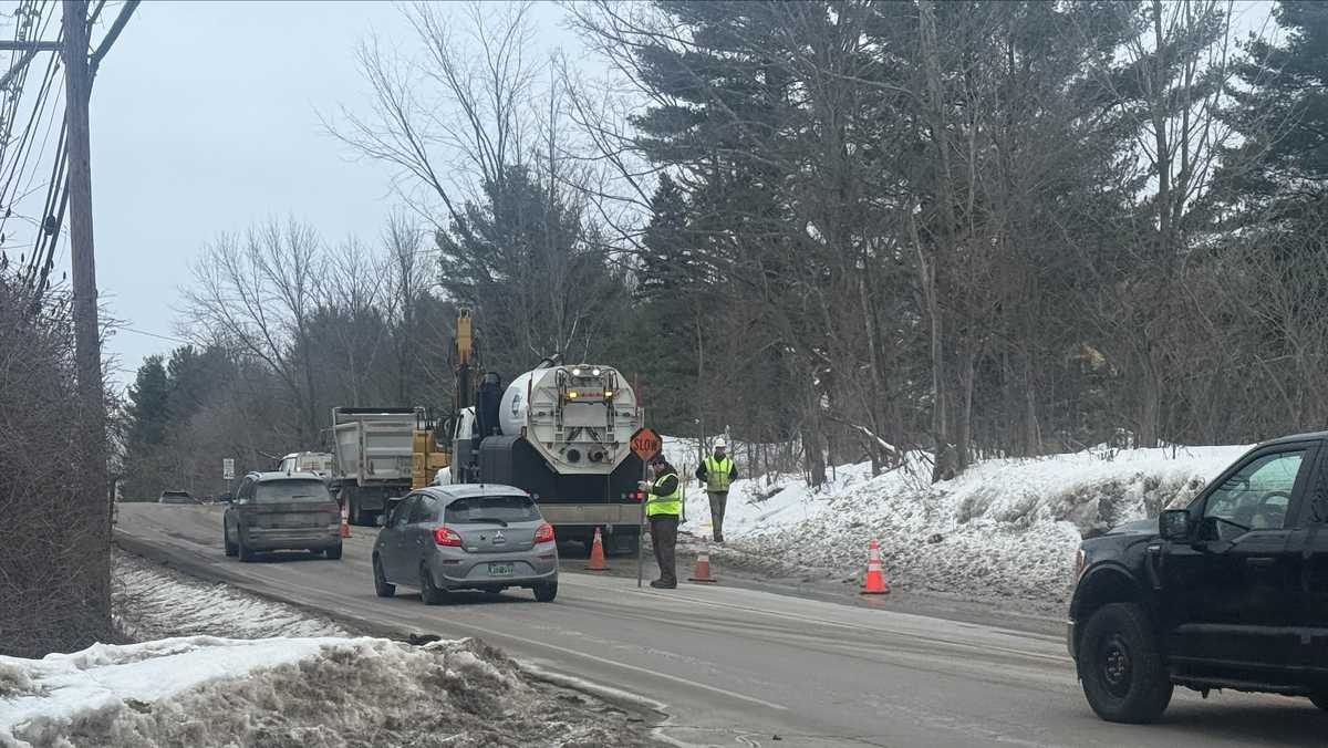 Crews repair water main break along Vermont Route 15 in Essex Junction