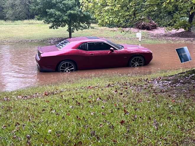 stalled car