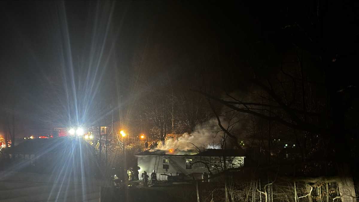 Fire breaks out in Salem Township home
