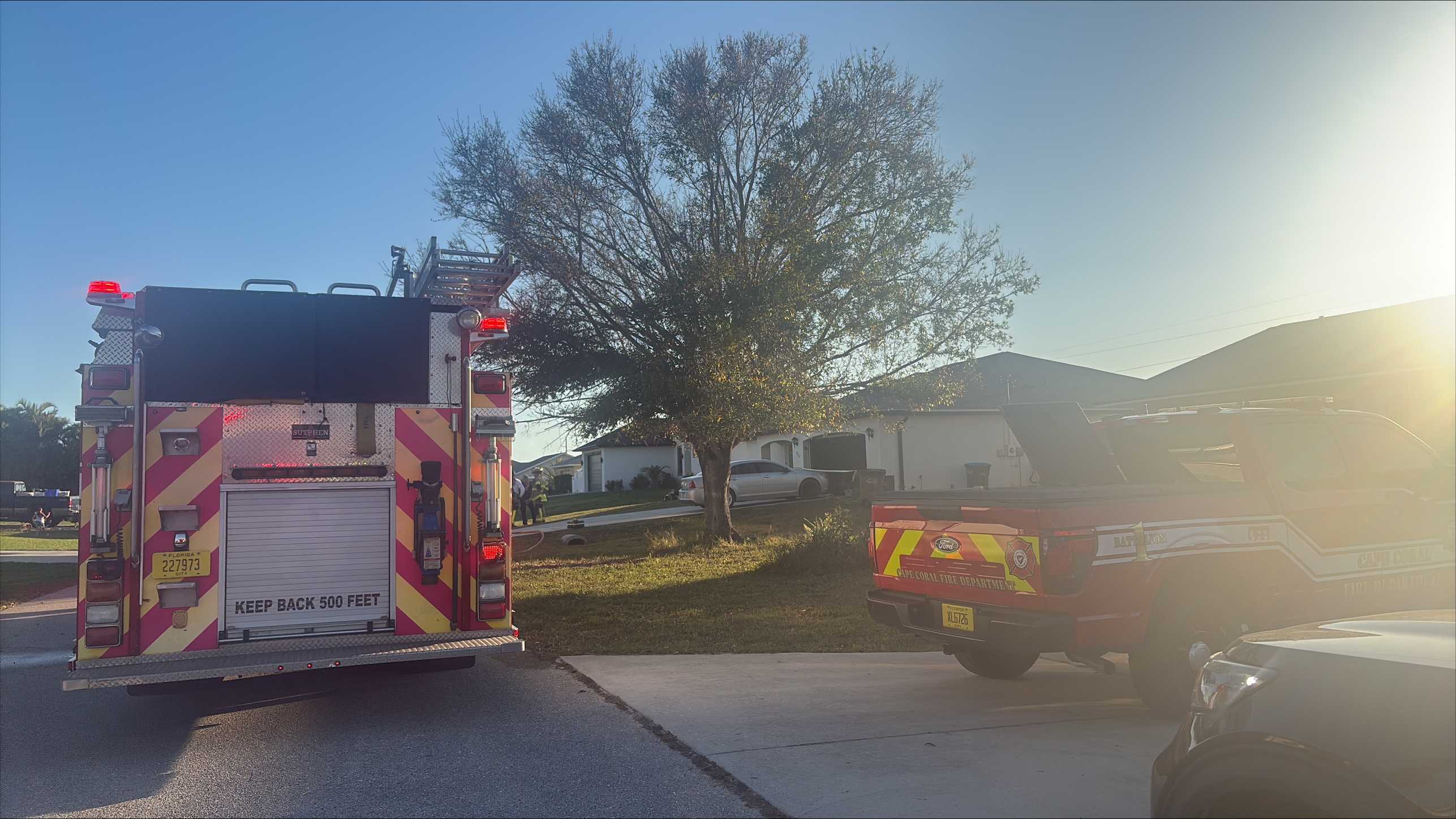 Fire sparks in garage at Cape Coral home | Naples FM Talk