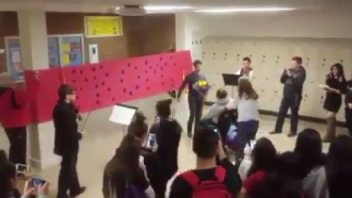 Special needs high school student gets tear-jerking prom proposal