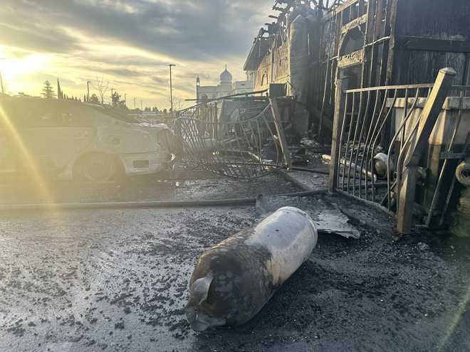 Explosiones cerca del templo sij del condado de Sacramento causadas por tanques de propano