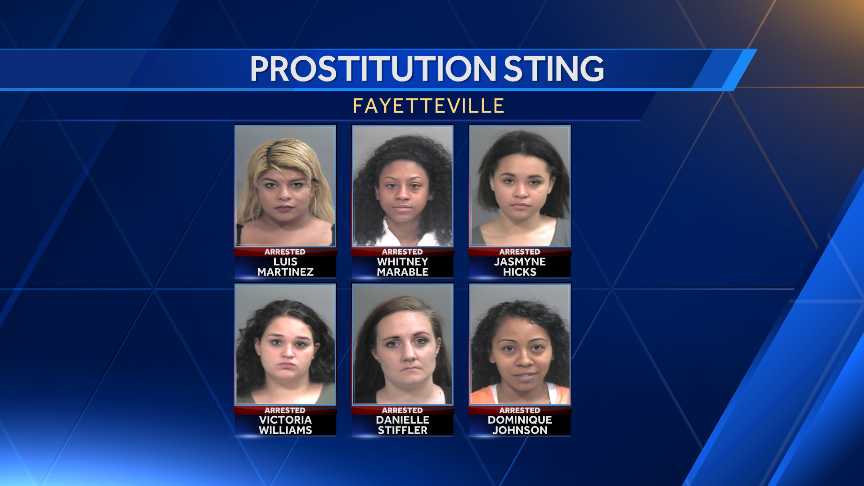 14 People Arrested In Fayetteville Prostitution Sting