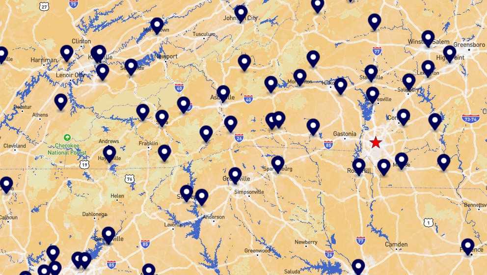 Where we are expecting "No Kings" protests to happen in our area