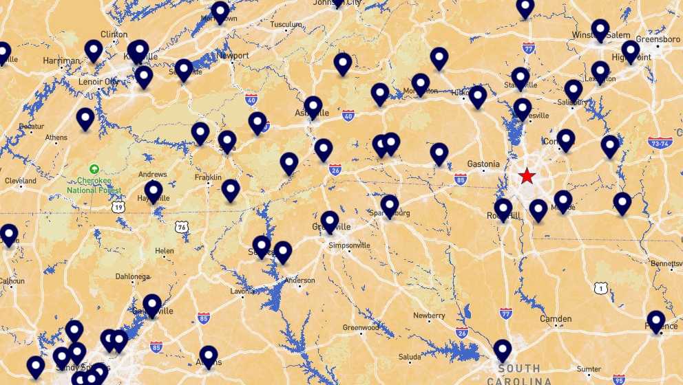 Where we are expecting "No Kings" protests to happen in our area