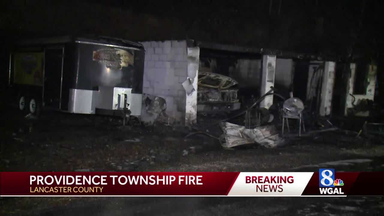 Two-car garage fire leads to possible explosion