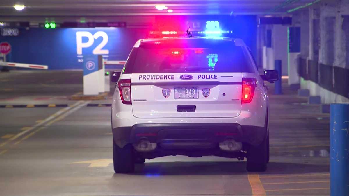 One shot inside parking garage of Providence Place Mall