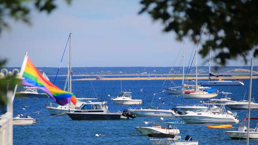 in this file photo, boats are parked in provincetown harbor