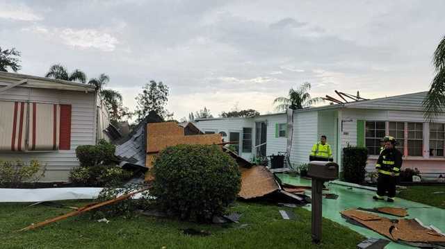 Several Port St. Lucie homes damaged by possible tornado