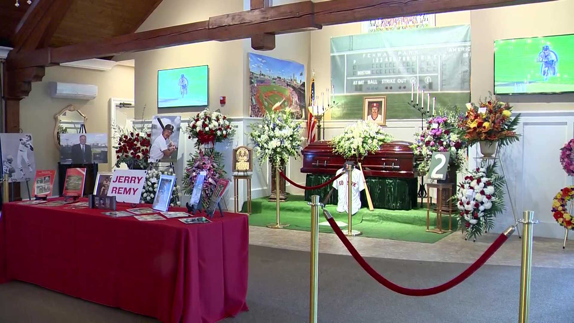 Family, friends attend private services for Red Sox Jerry Remy