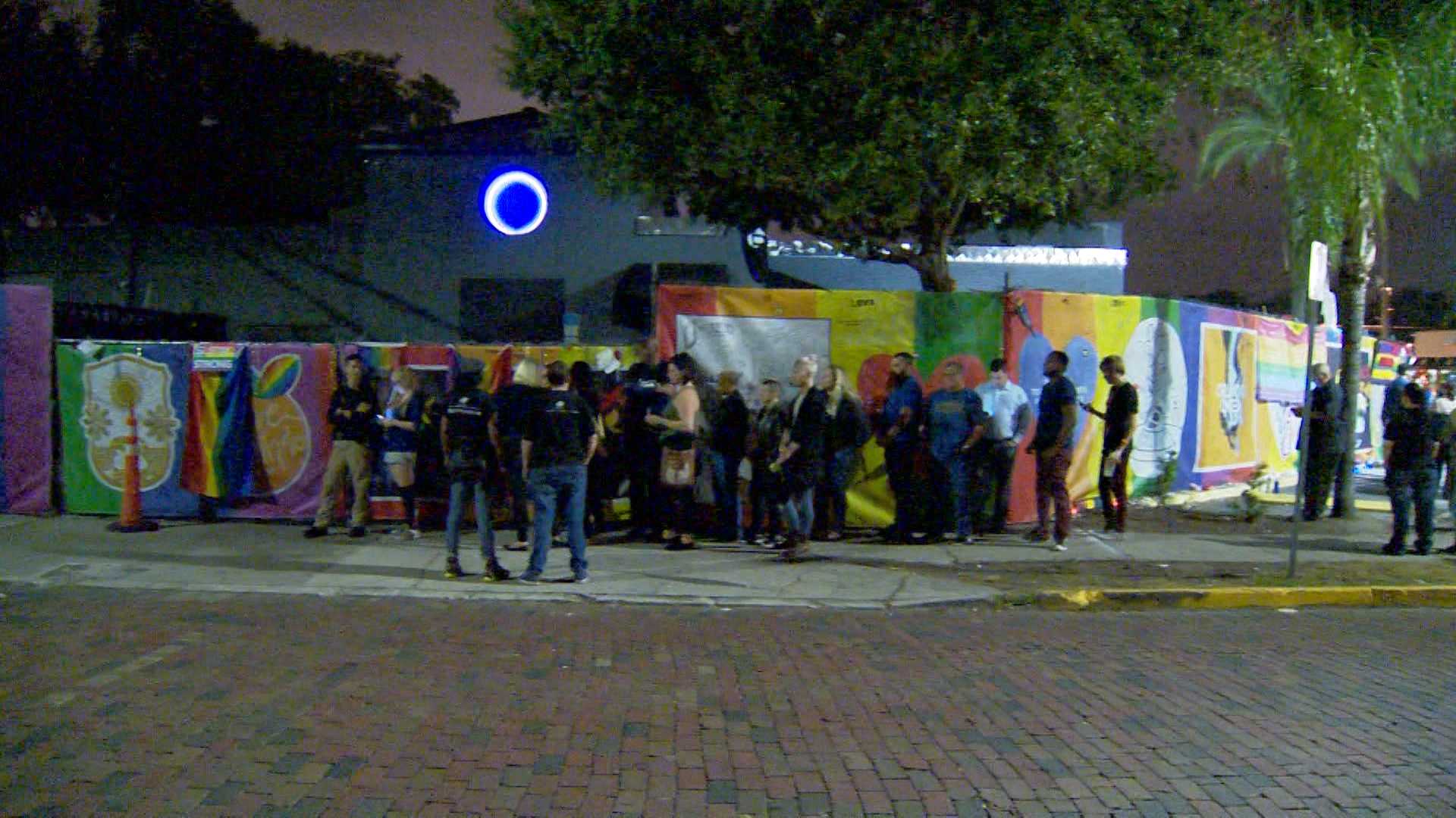 Relatives, Friends Survivors Gather Outside Pulse Nightclub