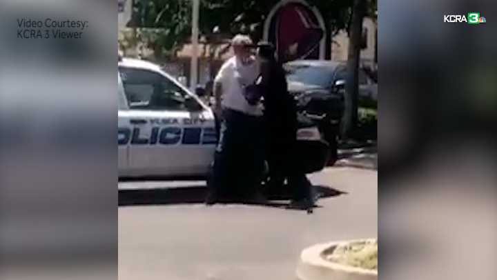 Officer Caught On Camera Punching Suspect In Yuba City 