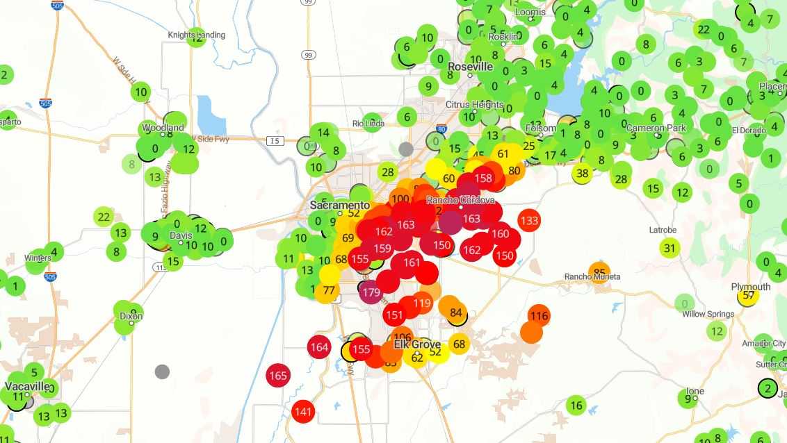 Smell smoke in Sacramento? That’s because of Solano County fire