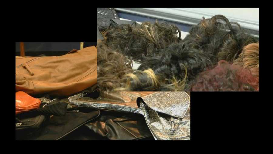Purses, wigs seized during investigation