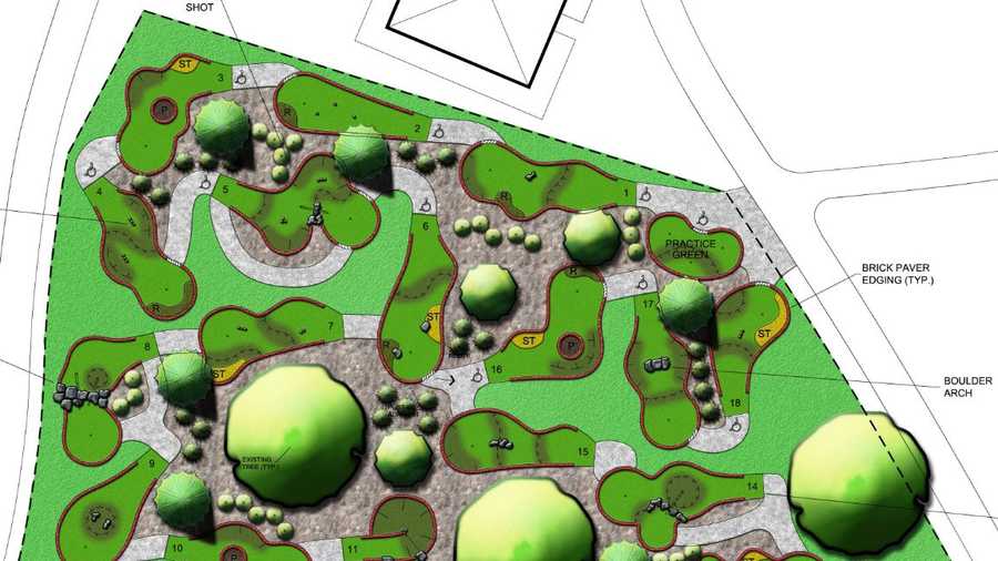 Proposal reveals of free mini golf course in park