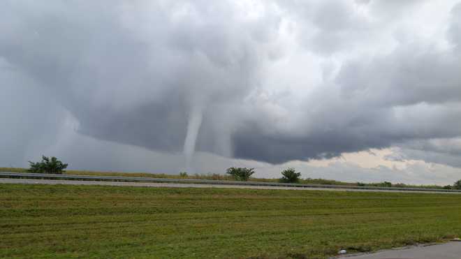 ﻿Confirmed Tornado in Collier ﻿County.