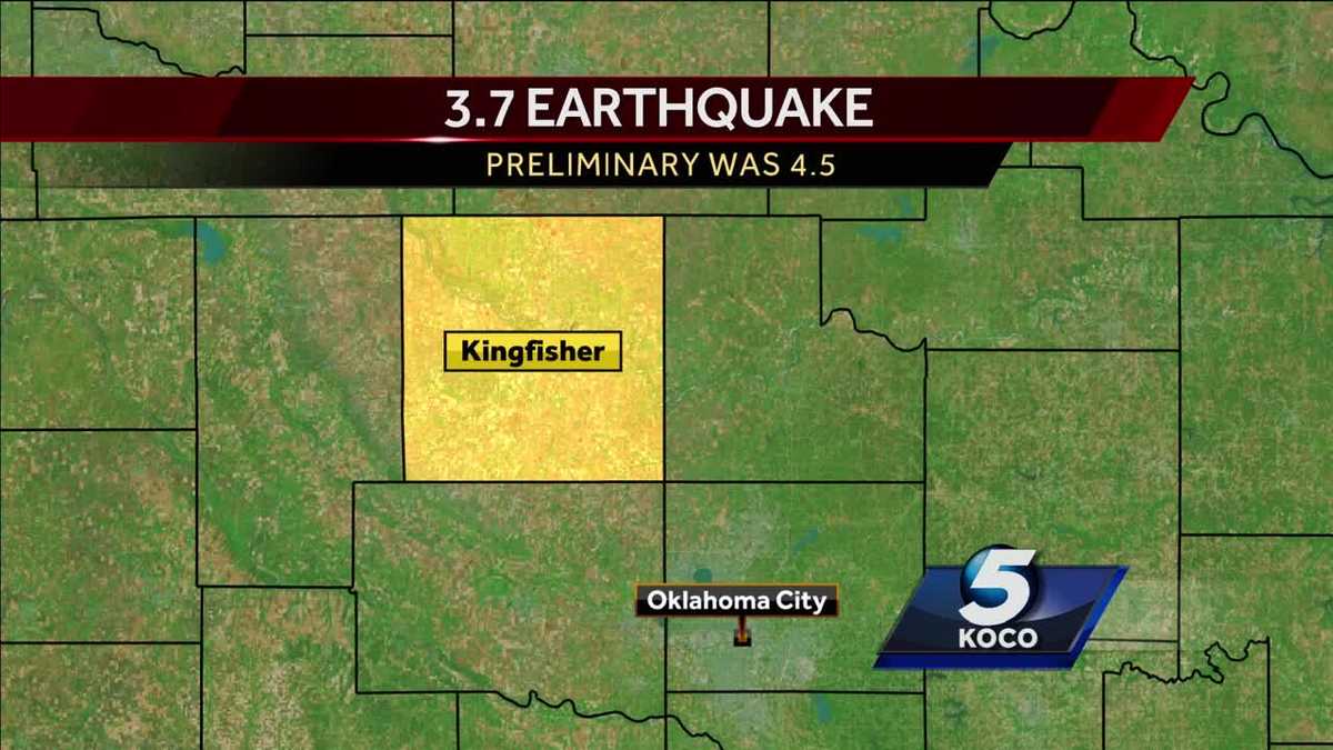 37 Magnitude Earthquake Rattles Residents In Kingfisher County